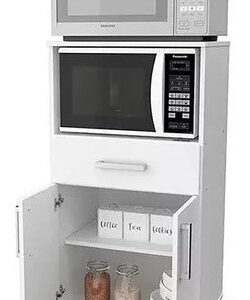 D_665712-MLA54292694424_032023-F.jpg Mueble Porta Microondas Y Grill 110 X 57 Blanco 10159