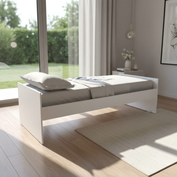 Cama 1 Plaza P- Colchon 80 X 190 Parrilla Rejilla Cod. 6455