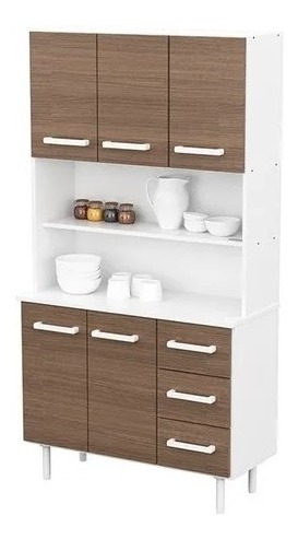 Aparador Kit De Cocina Triplo 5 Ptas 3 Caj 171 X 90 Cd 10104