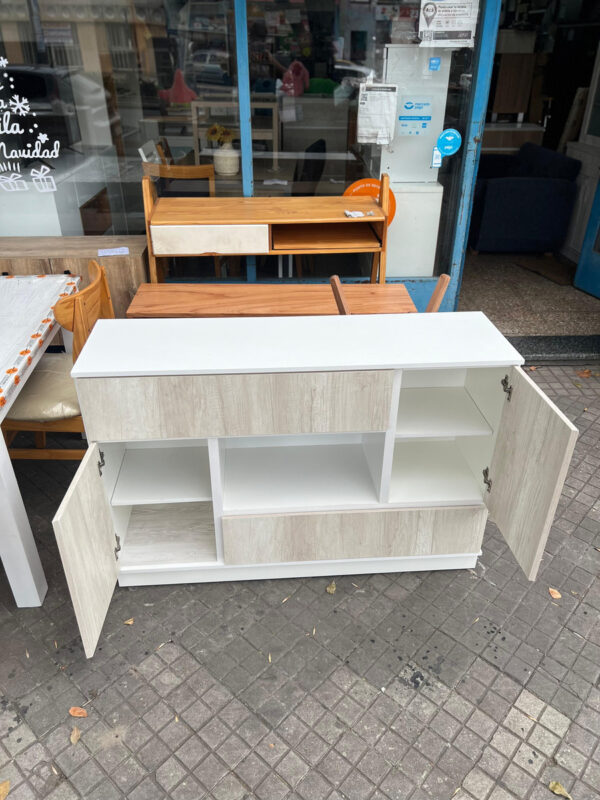 D_668875-MLA84518324686_052025-F.jpg Bahiut Vajillero Organizador 2 Puertas, 2 Caj. 1.30 X 0.87