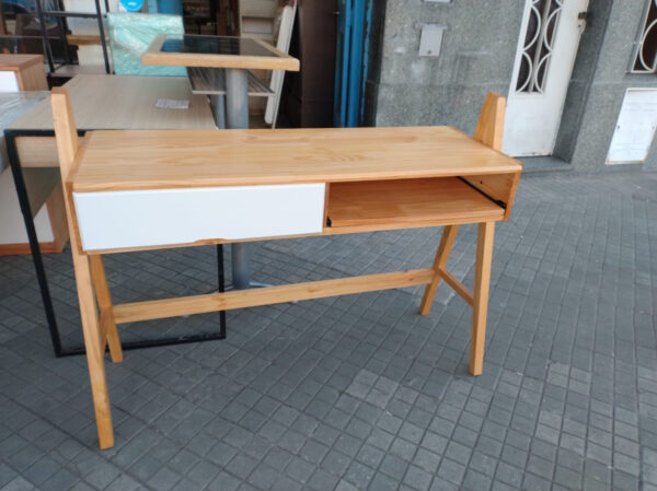 Escritorio Mesa De Estudio Nordica- 1 Cajon- 1.25 X 0.50