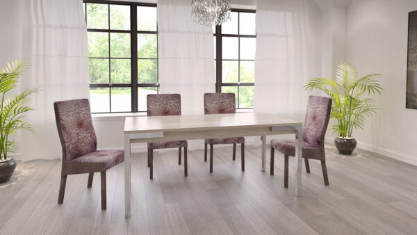 Mesa Cocina Comedor Extensible 180 A 225 X 0.90. B. Cromado