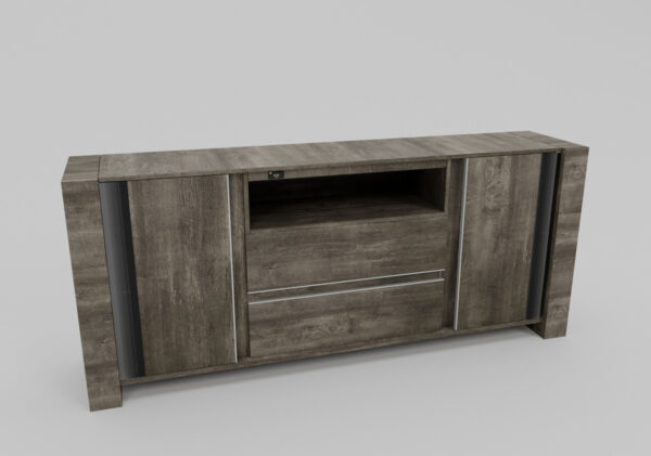 Bahiut Vajillero Dynamic 180 X 85 Con Usb, Cajones Y Puertas