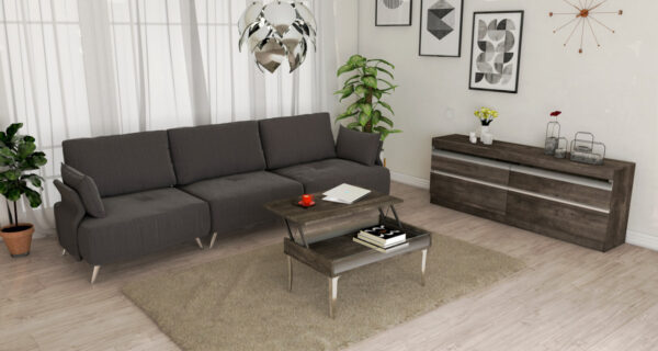 D_672794-MLA72165722969_102023-F.jpg Mesa De Living Luar- Elevable- Patas Cromadas- 90 X 56