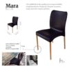 Silla Cocina Comedor. Casco Pvc- Patas De Madera- Mara