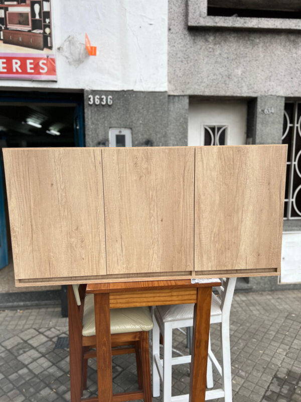 Bajo Mesada + Alacena 1.20 Mts.- Melamina. Sin Manijas. Delf