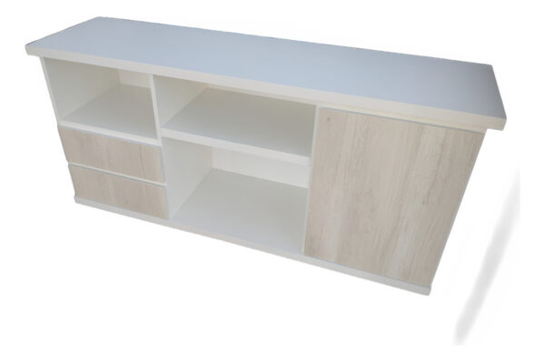 D_675556-MLA78700798375_082024-F.jpg Rack Mesa Para Tv Led 55- Melamina- 140 X 65 X 40