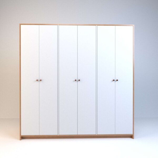 Ropero Placard 6 Puertas, 4 Cajones. 1.80 X 1.80- Cod. 6007