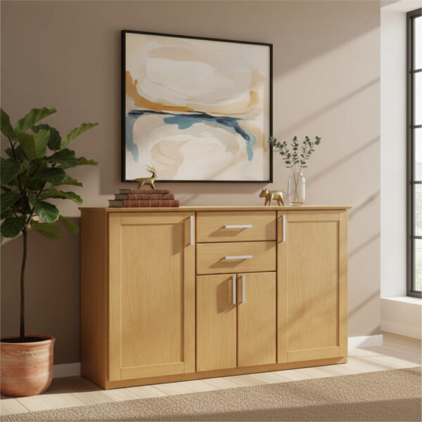 Bahiut Vajillero Corpus- 4 Puertas, 2 Cajones 155 Cm Cod 327