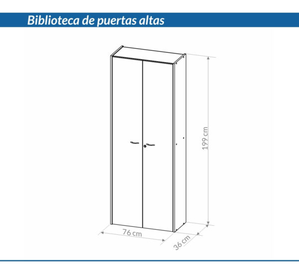 D_680885-MLA86033319397_062025-F.jpg Biblioteca Organizador Oficina 2 Ptas. Estant 76 Cm. Cod 930