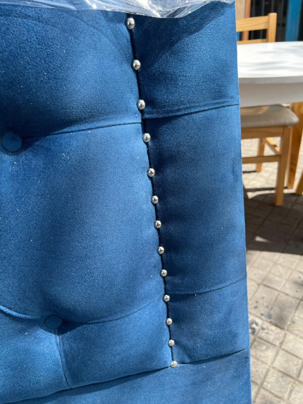 D_681995-MLA79830557507_102024-F.jpg Respaldo Para Sommier Tapizado- Capitone Con Tachas 1.60 Mts