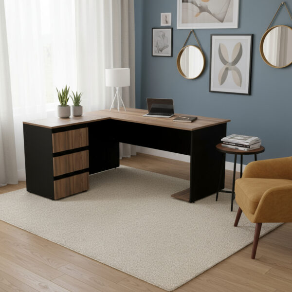 Escritorio Para Oficina Con Cajonera 1.50 X 0.70 3912- 7303