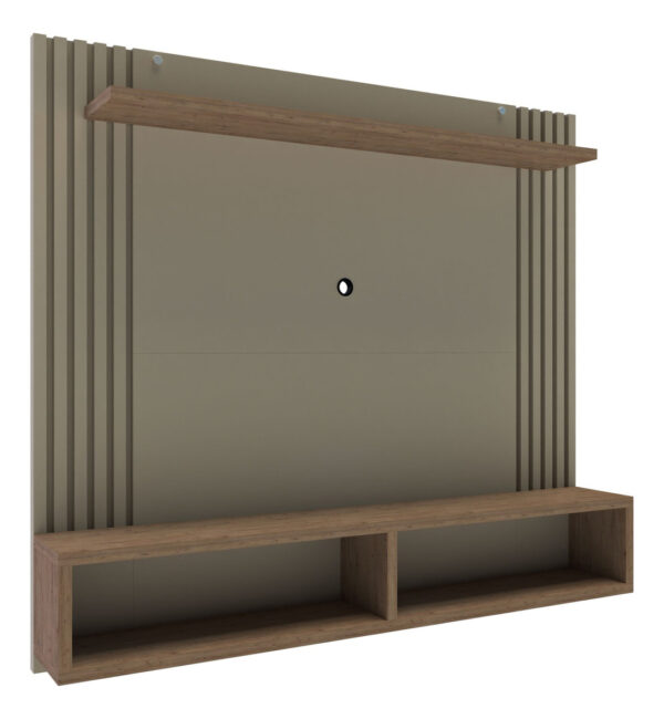 D_682659-MLA79195483342_092024-F.jpg Panel Varillado Con 2 Nichos Y Estante. Para Tv De 43 Dro01