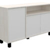 Vajillero Bahiut Organizador Living Mosconi Doors 3 Puertas Color Venezia-blanco