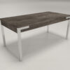 Mesa Cocina Comedor Capri Fija 140 X 0.90. Base Cromada