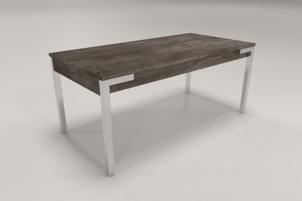Mesa Cocina Comedor Capri Fija 140 X 0.90. Base Cromada