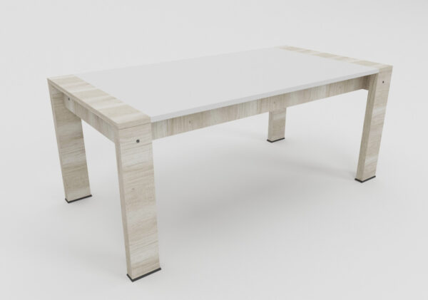 D_684539-MLA83853275847_042025-F.jpg Mesa Cocina Comedor Fija 140 X 90. Dynamic- Patas Melamina