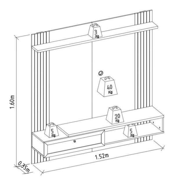 D_690153-MLA50021258747_052022-F.jpg Panel Organizador Flotante Para Tv Led 60 . Pitanga