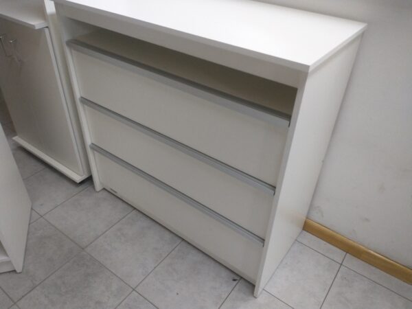 D_691033-MLA49772085465_042022-F.jpg Comoda Chiffonier 3 Cajones 90 X 91 X 42. Melamina- Alu 3c