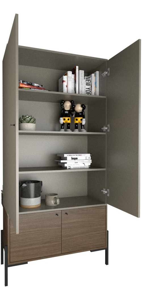 D_691581-MLA72646819399_112023-F.jpg Estanteria Organizador 4 Puertas, 183 X 90 Cod. 4254