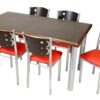 Combo Juego Comedor Mesa Comb + 6 Sillas Caño Resp. Mod. 7