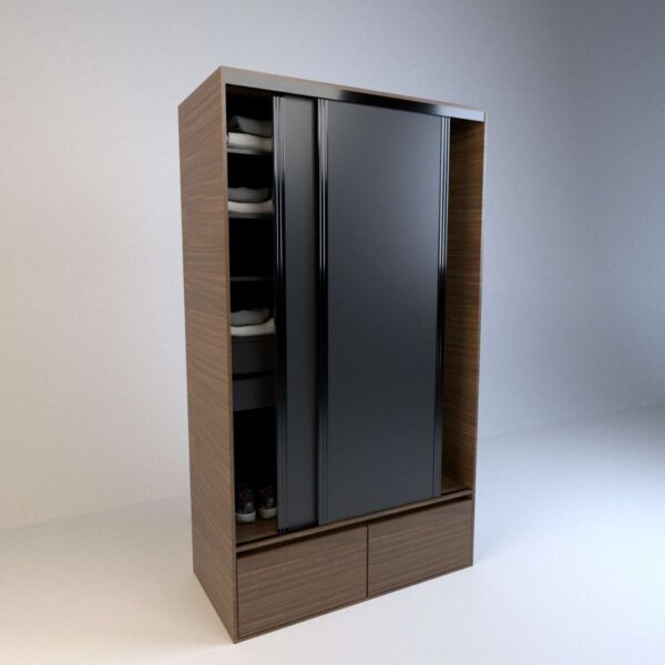 Ropero Placard 2 Puertas, 4 Cajones. 1.20 X 2.12- Cod. 6084