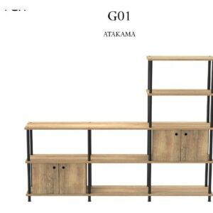 D_695143-MLA47186343296_082021-F.jpg Biblioteca Estanteria 4 Puertas- Estantes. 192 X 147 G 01