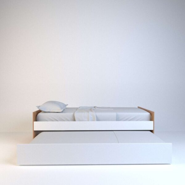 Cama 1 Plaza 0.80 Mts. Con Marinera. Melamina. Dolfin