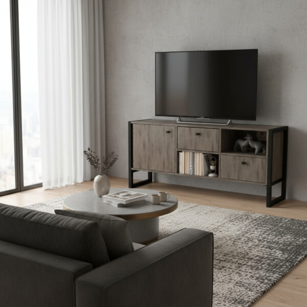 D_698752-MLA93759978871_092025-F.jpg Rack Mesa Para Tv Led 50 - Estructura De Caño- Dst 03