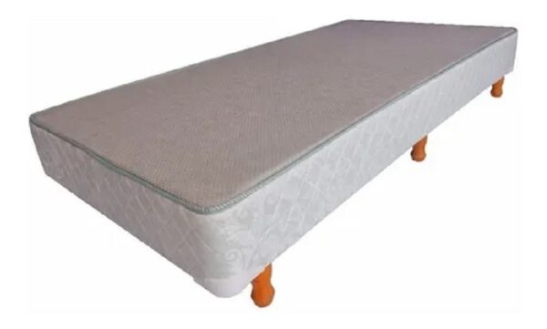 Box Base Cama Para Sommier 80-190- Con 6 Patas-