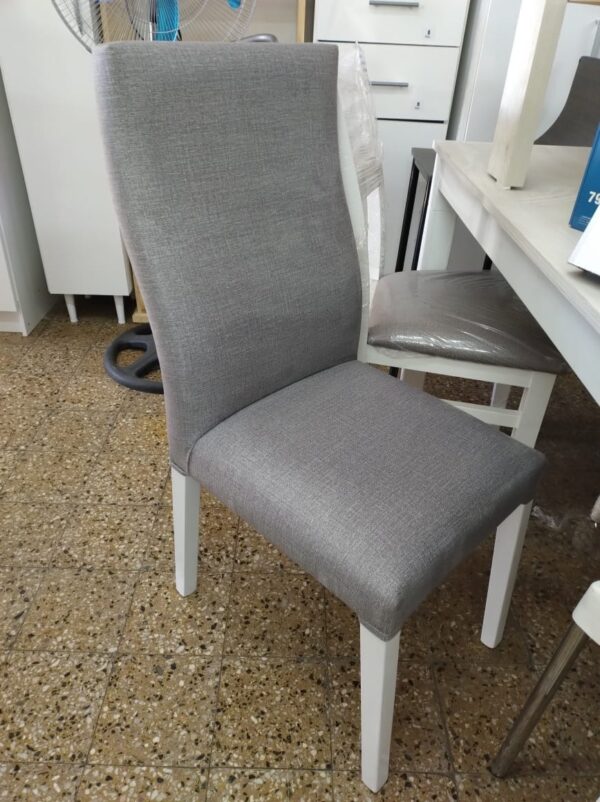 D_698809-MLA54362459085_032023-F.jpg Juego De 6 Sillas Tapizadas Modelo Curvas. Patas De Madera.