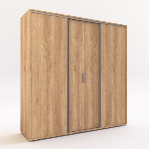 Ropero Placard Organizador- 4 Ptas, 2 Caj- Dl 355- 180 X 182