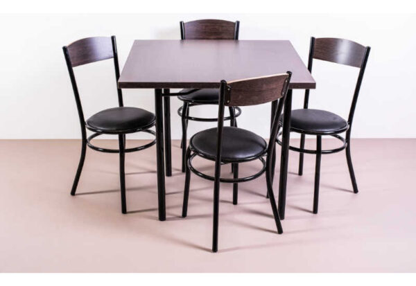 D_701280-MLA72140886416_102023-F.jpg Combo Cocina Comedor Mesa Cuadrada 90-90 + 4 Sillas Vienes