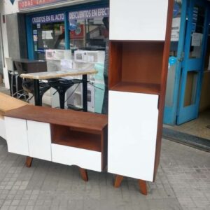 Rack Para Tv Led + Torre Columna- Escandinava- Cod. 151 - 52