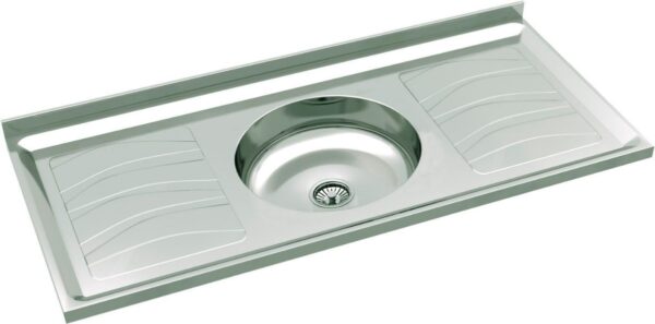 Mesada D Acero Inoxidable. Bacha Simple 120-52.