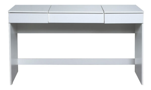 D_704336-MLU73213842459_122023-F.jpg Escritorio Con Espejo Maquillador 2 Cajones Ricchezze Mesina Color Blanco