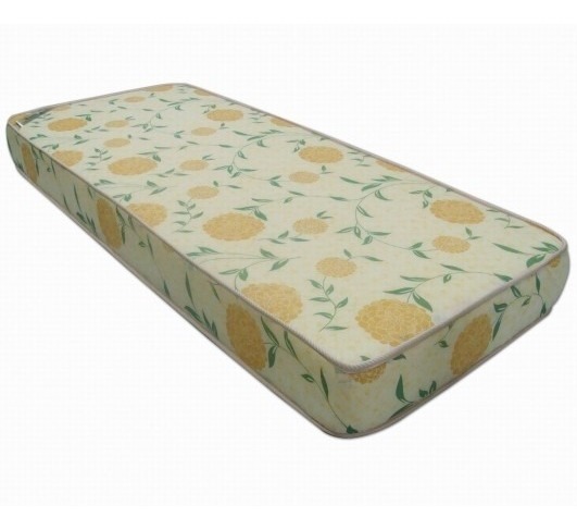 Colchon Espuma 1 Plaza 0.80 Mts. Tela Sabana Matelasseado Tropical 80-18