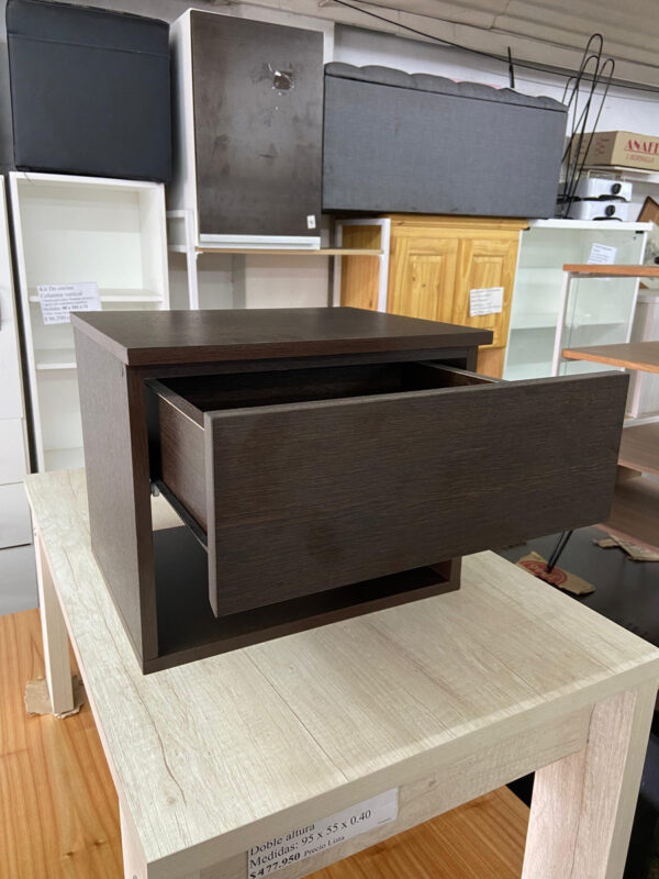 D_705480-MLA73833063467_012024-F.jpg Mesa De Luz Flotante- 1 Cajon 1 Espacio- Melamina. 40-32-34