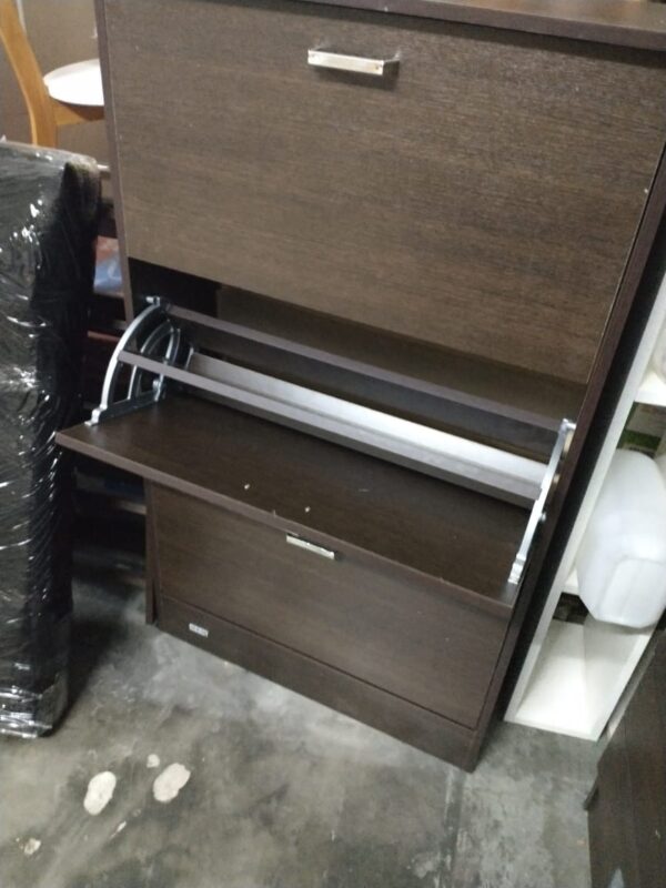 Zapatero Organizador De Zapatos 3 Puertas Rebatibles