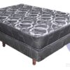 Conjunto Sommier Resortes Genova- 140 X 190 X 24- Con Base