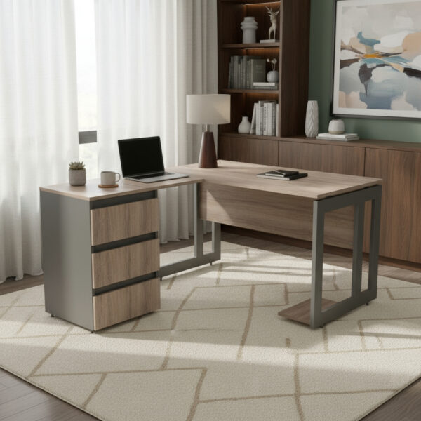 Escritorio Para Oficina Con 3 Cajones 1.20 X 0.70 7911- 7303