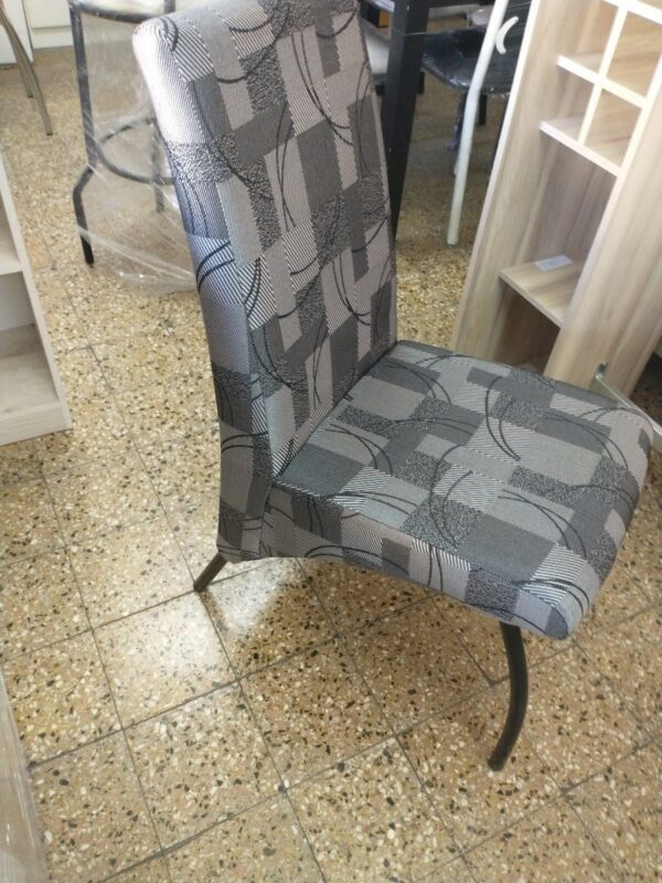 Juego De 6 Sillas- Tapizadas Chenille- Sofia- Caño 1