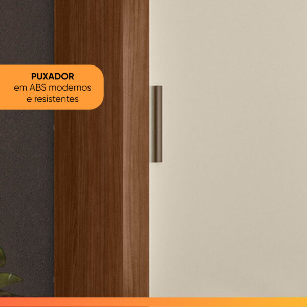 Armario Con Espejo Doble, 3 Puertas Y 2 Cajones França Andeira, Madera, Color Blanco Roto Placard Y Maleteros Maderado Blanco Apagado