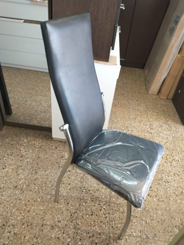 Combo Cocina Comedor Mesa 1.40 + 6 Sillas Cromada Praga