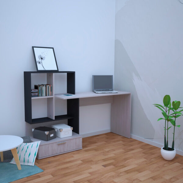 Escritorio Organizador Con Un Cajon. 150 X 132 X 45- Oes 105