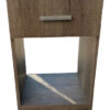 Mesa De Luz. 1 Cajon, 1 Estante- 60 X 38 X 34- Melamina
