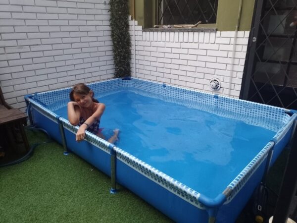 Pileta Piscina De Lona Pelopincho 1030. 2.40 X 1.55 X 0.40