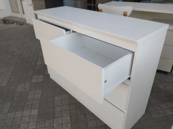 Comoda Chiffonier Laqueada Con 6 Cajones Prisma- 116-86-39