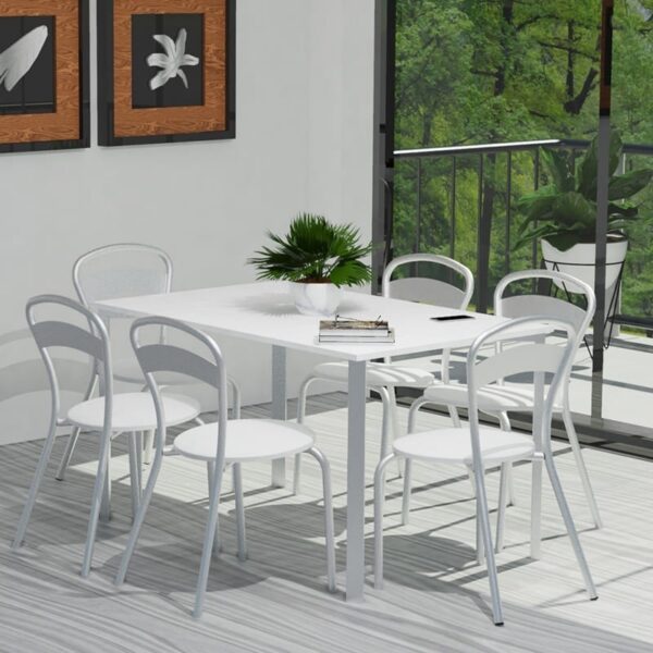 Mesa Cocina Comedor Milano 129 X 82. Ml 129