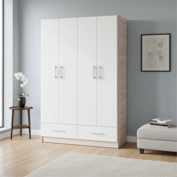 D_723394-MLA93758824055_092025-F.jpg Placard Ropero 4 Puertas, 2 Cajones 1.14- 1.80- 0.47 Dpb 114